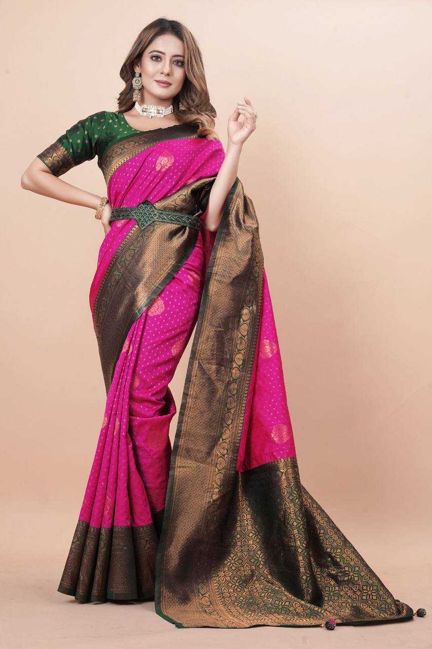 YNF BANARASI SOFT SILK GRO 132 WHOLESALE SAREES MANUFACTURER