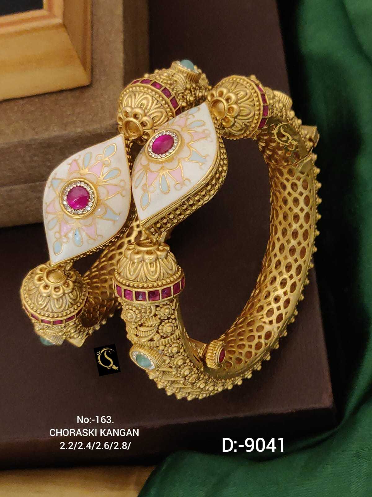 YNF BRASS KANGAN4 WOMENS JEWELLREY WHOLESALE DESIGNER KANGAN MANUFACTURER