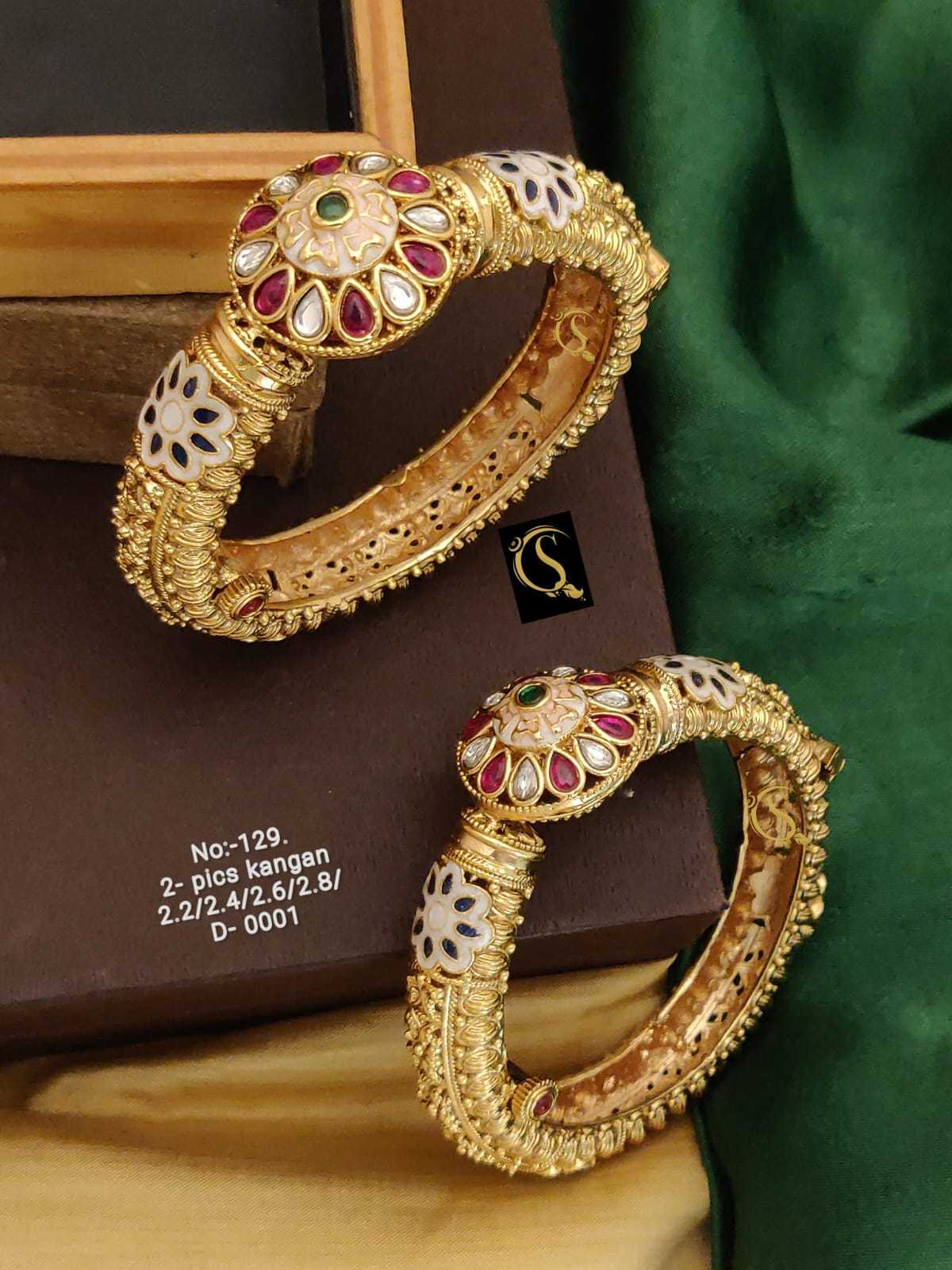 YNF BRASS KANGAN8 WOMENS JEWELLREY WHOLESALE DESIGNER KANGAN MANUFACTURER