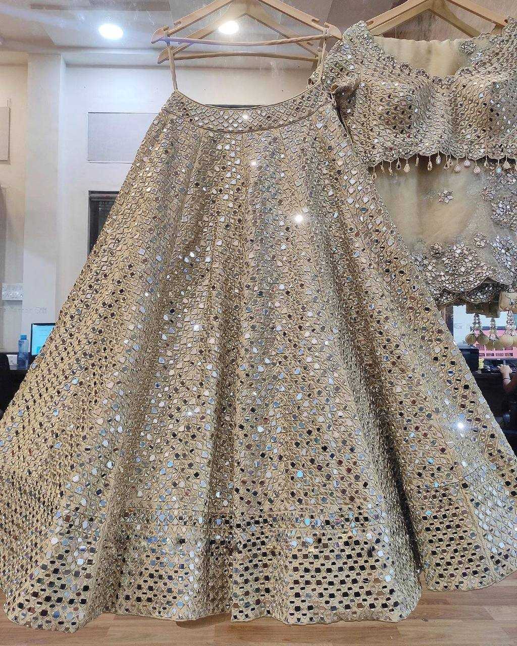 MIRROR WORK LEHENGA