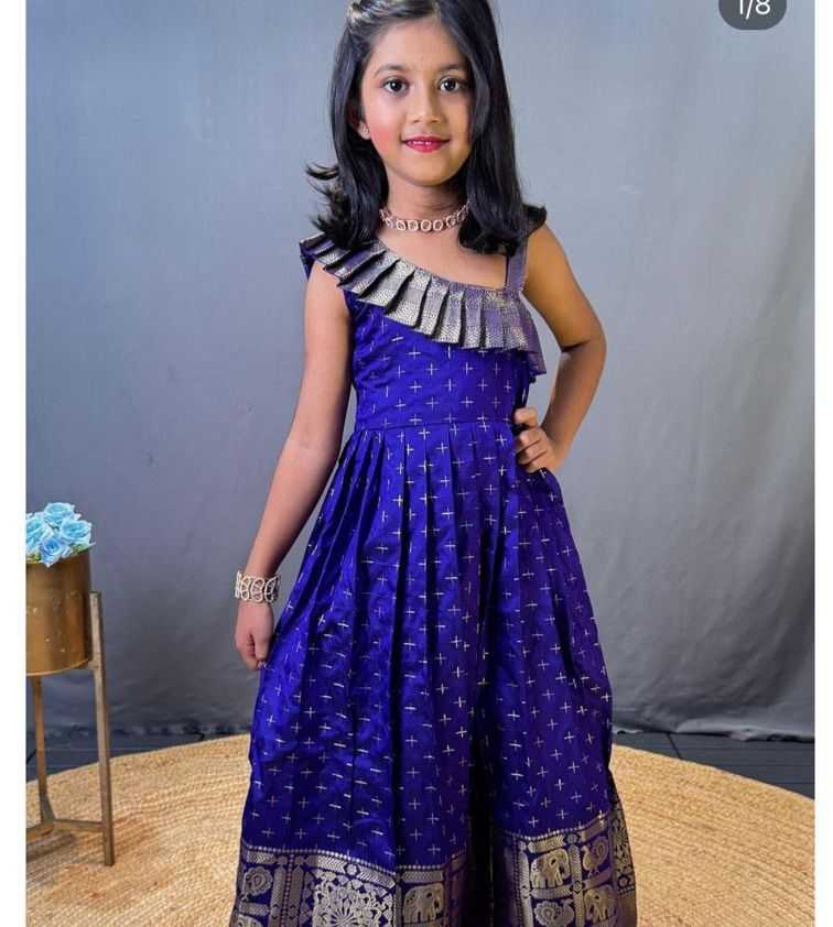 YNF JACQUARD KIDS WEAR WHOLESALE KIDS GOWNS MANUFACTURER