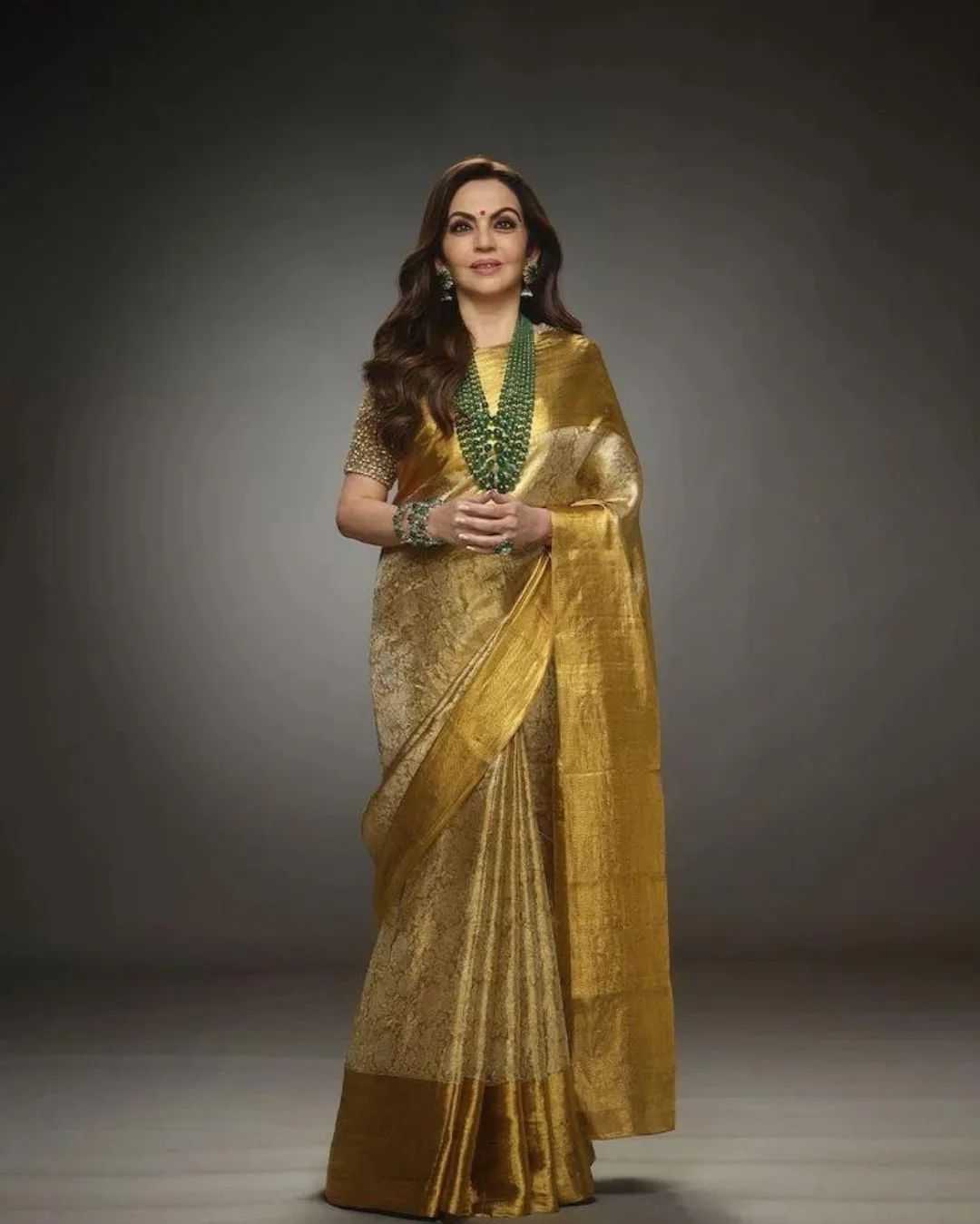 YNF TISSUE SILK KESH131 NITA AMBANI SAREES WHOLESALE TISSUE SILK KANCHIPURAM ZARI BORDER SAREES MANUFACTURER