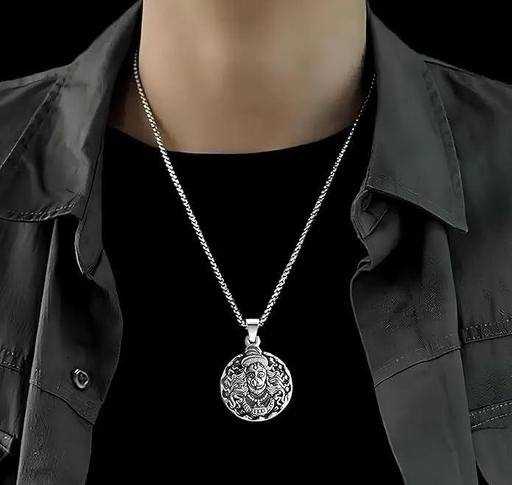 YNF ALLOY KESH191 KAC327 MENS JEWELLERY WHOLESALE PENDANTS CHAIN WITH PENDANT CHAINS MANUFACTURER