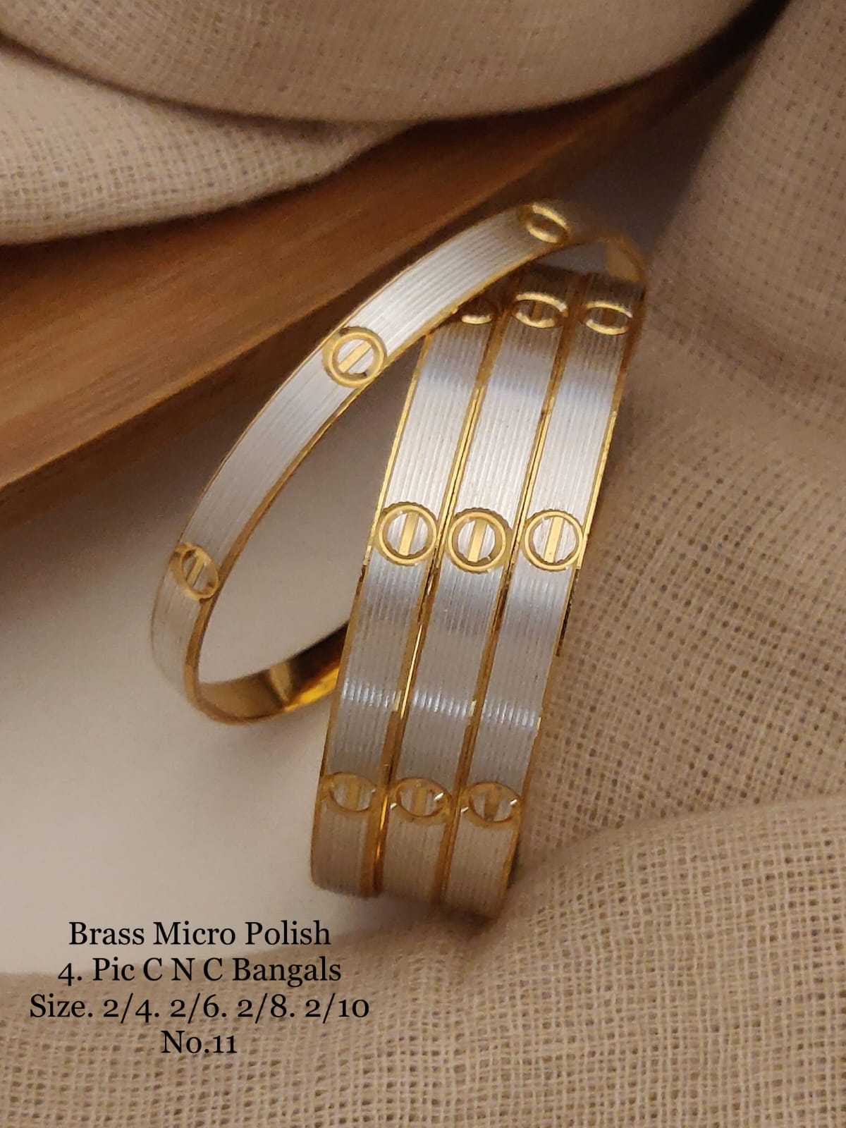 BRASS GOLD BANGLES