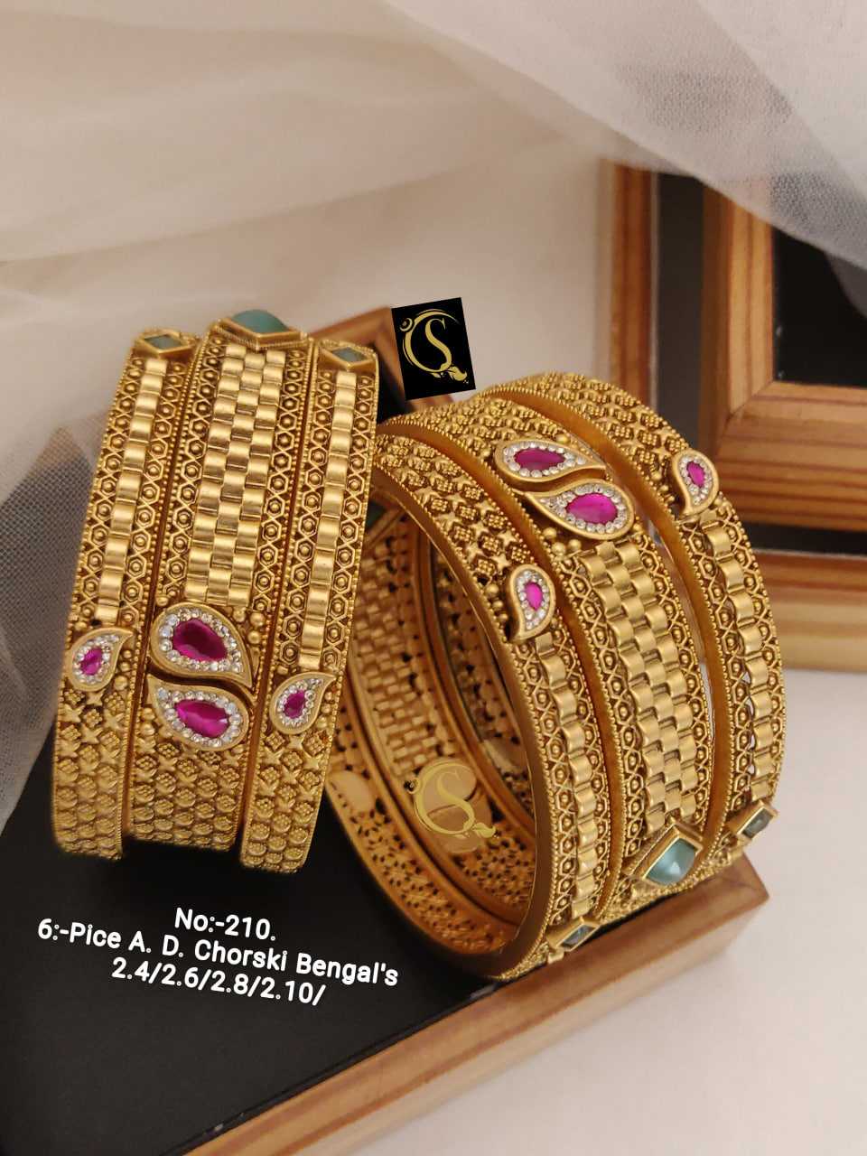 YNF BRASS 150A WOMENS JEWELLERY WHOLESALE RAJWADI BANGLES MANUFACTURER