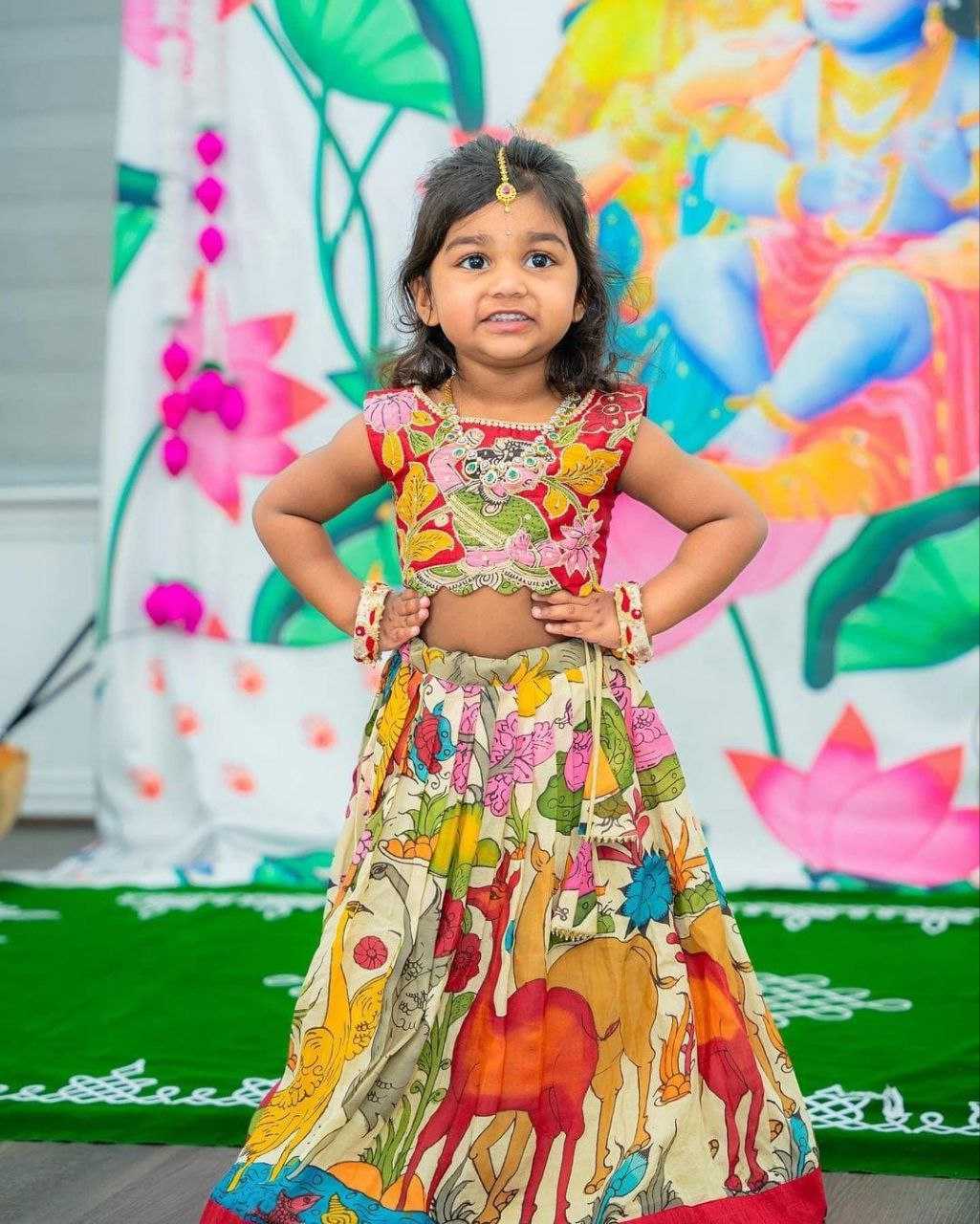 YNF CHINON SILK KESH168 MNT13 KIDS WEAR WHOLESALE KIDS LEHENGA KIDS ETHNIC WEAR KIDS TRADITIONAL OUTFITS KIDS LEHENGA CHOLI MANUFACTURER