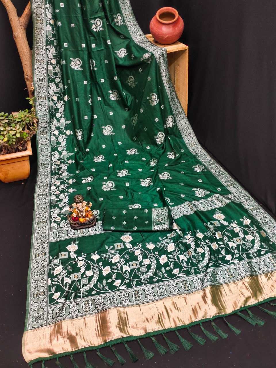 YNF DOLA SILK RIN144 ALYA-1 SILK SAREES WHOLESALE DOLA SILK TRADITIONAL SOFT SILK PRINTED SILK SAREES MANUFACTURER