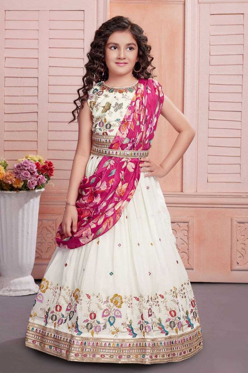 YNF FAUX GEORGETTE KESH168 MNT35 KIDS WEAE WHOLESALE KIDS LEHENGA KIDS TRADITIONAL OUTFITS KIDS FESTIVE WEAR KIDS  WEDDINGS OUTFITS KIDS DIWALI CLOTHES MANUFACTURER