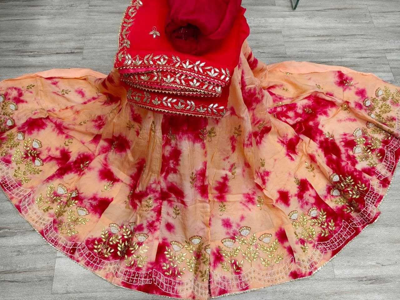 YNF CHINON SILK KESH179 AHB87 LEHENGAS WHOLESALE TRADITIONAL LEHENGA SILK LEHENGA RAJAWADA GOTA PATTI LEHENGA MANUFACTURER