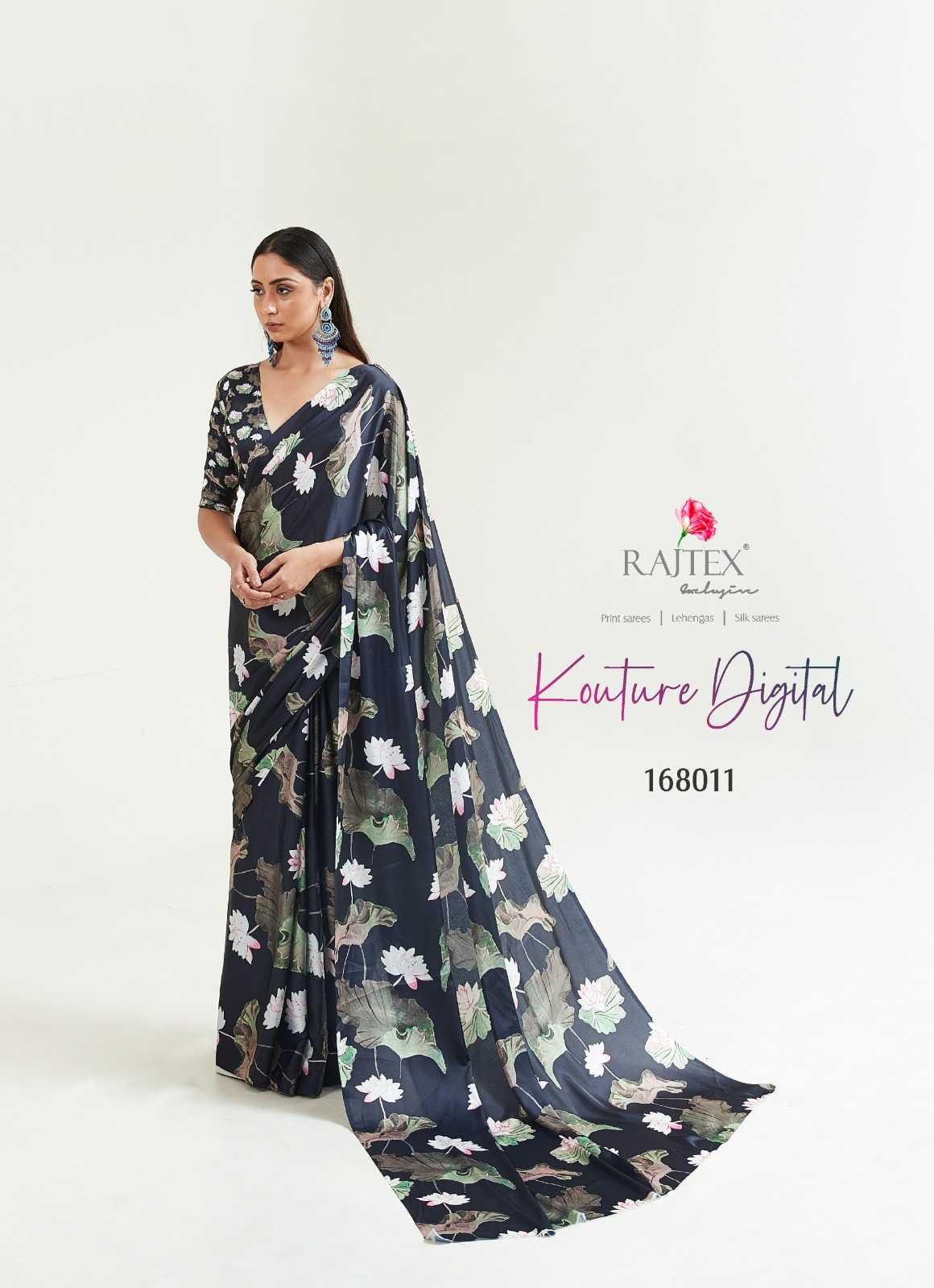 YNF CREPE KESH235 168000 CLOTHING BRANDS WHOLESALE RAJ TEX SAREES MANUFACTURER - Deevit International