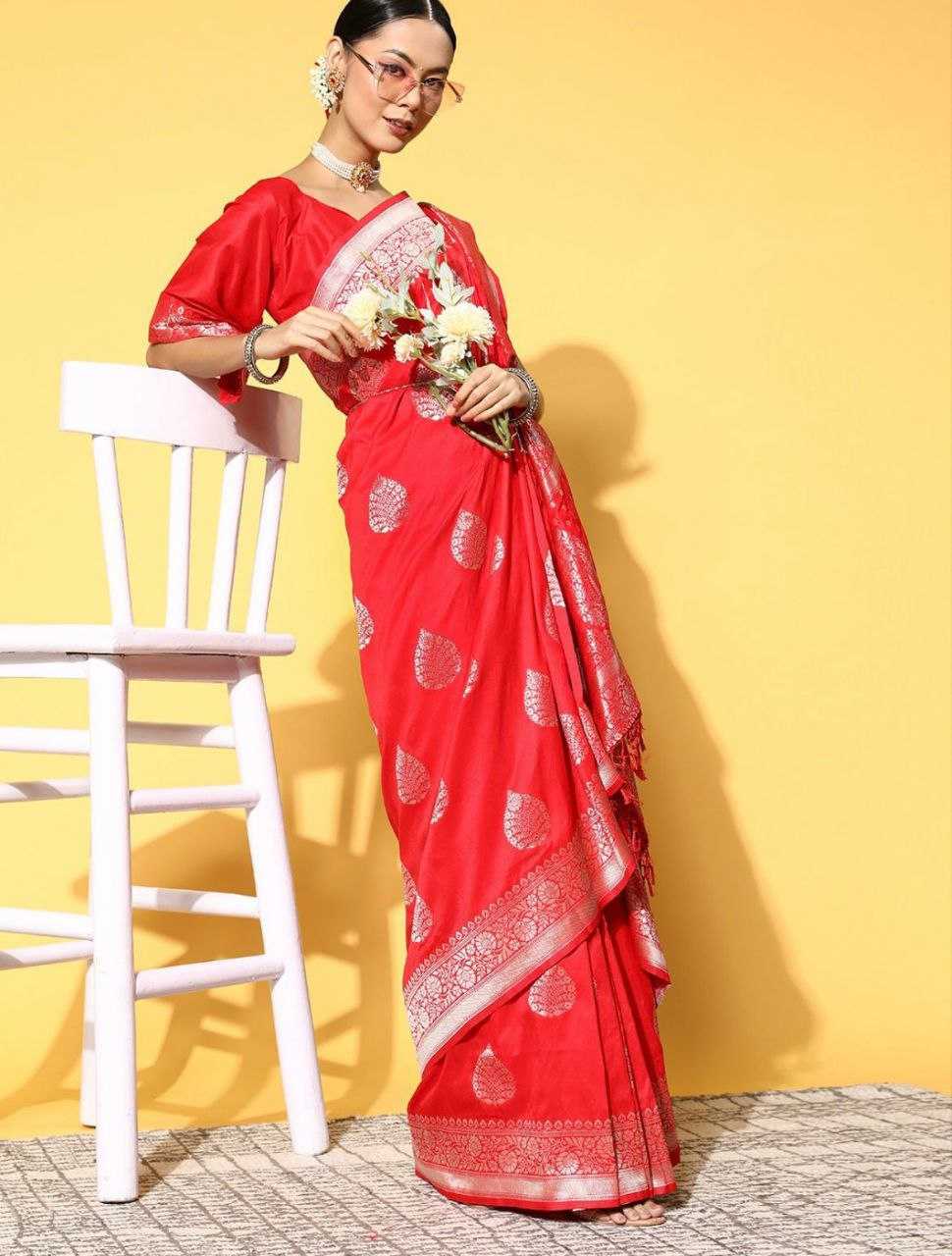 YNF SILK KESH209 BHC07 SILK SAREES WHOLESALE ZARI BORDER SILK RED SILK SAREES MANUFACTURER