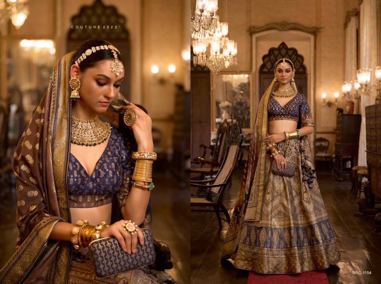 YNF SOFT SILK REWAA KESH235 TAJ MAHAL CLOTHING BRANDS WHOLESALE LEHENGA MANUFACTURER - Deevit International