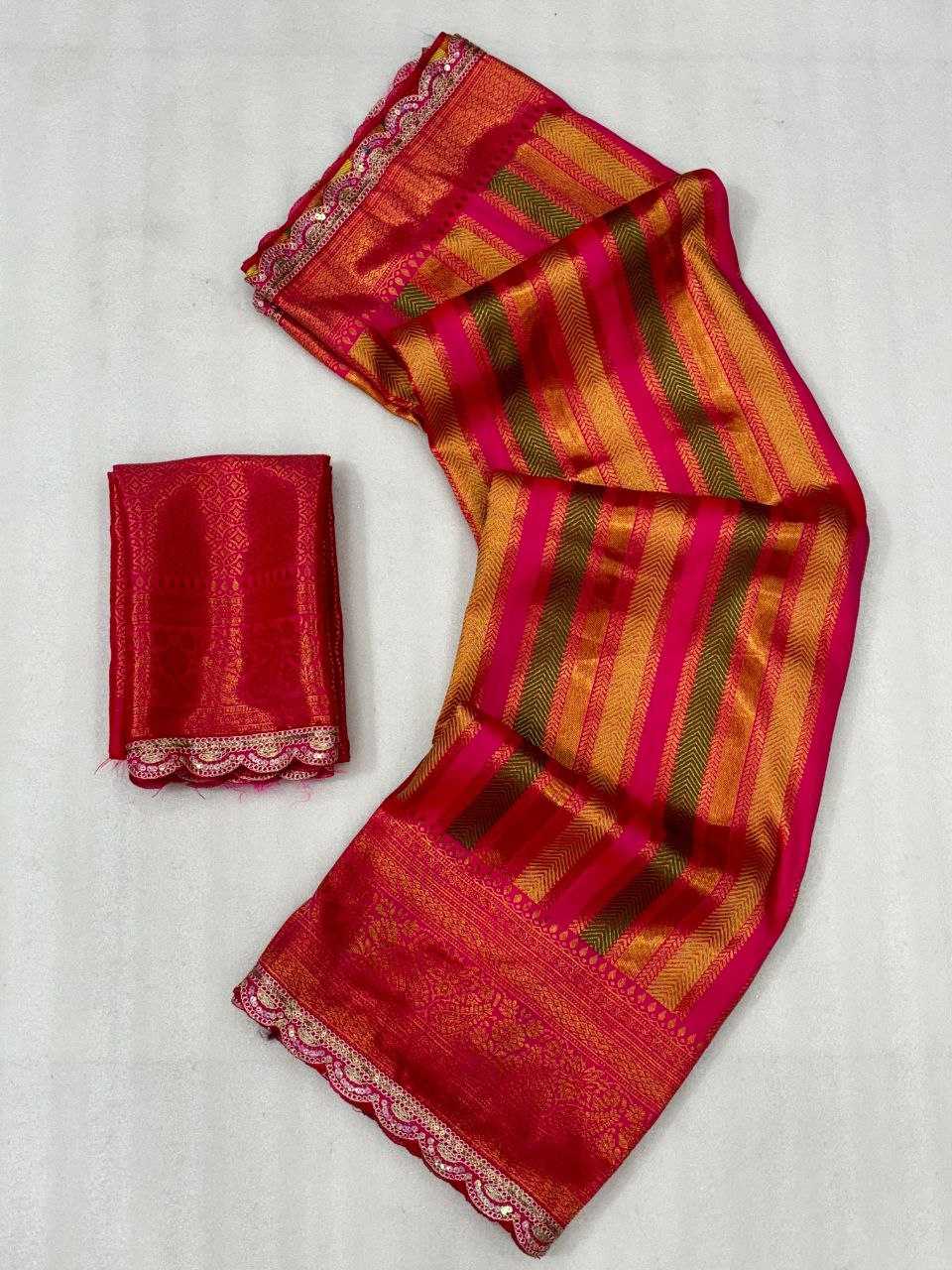 YNF BANARASI SOFT SILK KESH213 RIN15 SILK SAREES WHOLESALE BANARASI SILK SAREE FOR WEDDINGS RED SILK SAREES MANUFACTURER - Deevit International