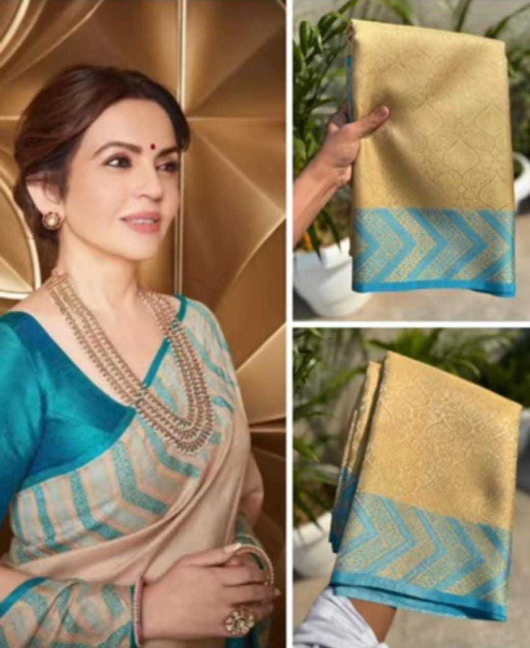 YNF BANARASI SOFT SILK RIN149 MKD161 SILK SAREES WHOLESALE BANARASI SILK PURE ZARI SILK GOLDEN SILK SAREES MANUFACTURER - Deevit International