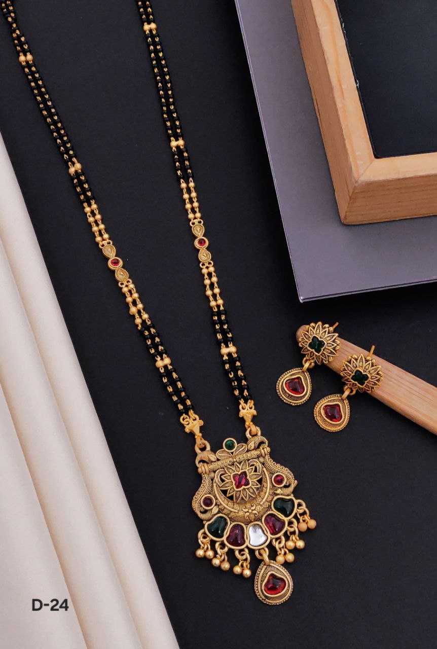 YNF BRASS KESH193  ROR122 A WOMENS JEWELLERY WHOLESALE MANGALSUTRAS MANUFACTURER - Deevit International