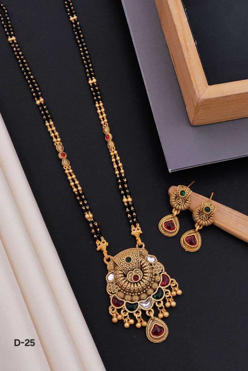 YNF BRASS KESH193  ROR122 WOMENS JEWELLERY WHOLESALE MANGALSUTRAS MANUFACTURER - Deevit International