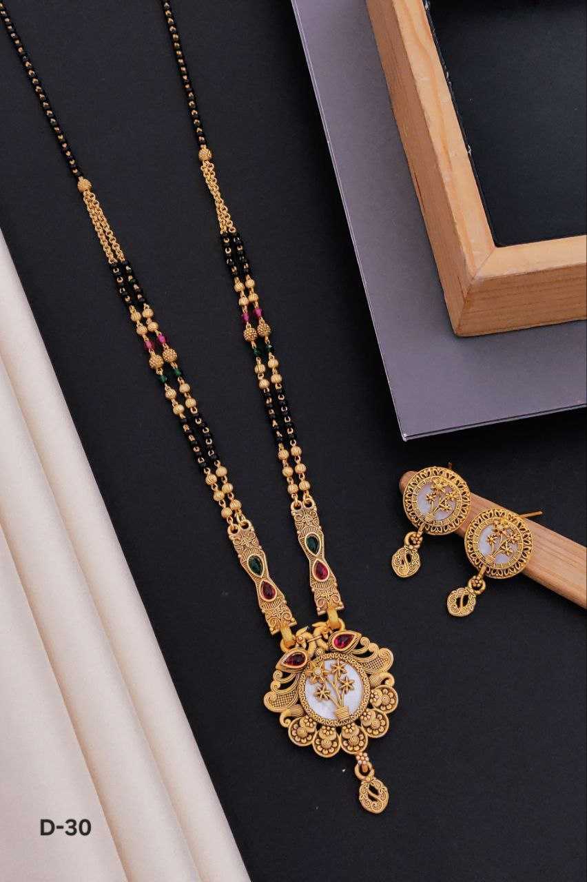 YNF BRASS KESH193  ROR123 WOMENS JEWELLERY WHOLESALE MANGALSUTRAS MANUFACTURER - Deevit International