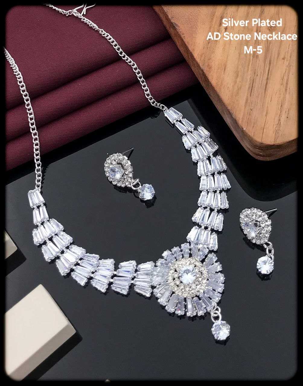 YNF BRASS KESH193 ROR127 WOMENS JEWELLERY WHOLESALE AD DIAMOND NECKLACES ALLOY NECKLACEMANU FACTURER - Deevit International