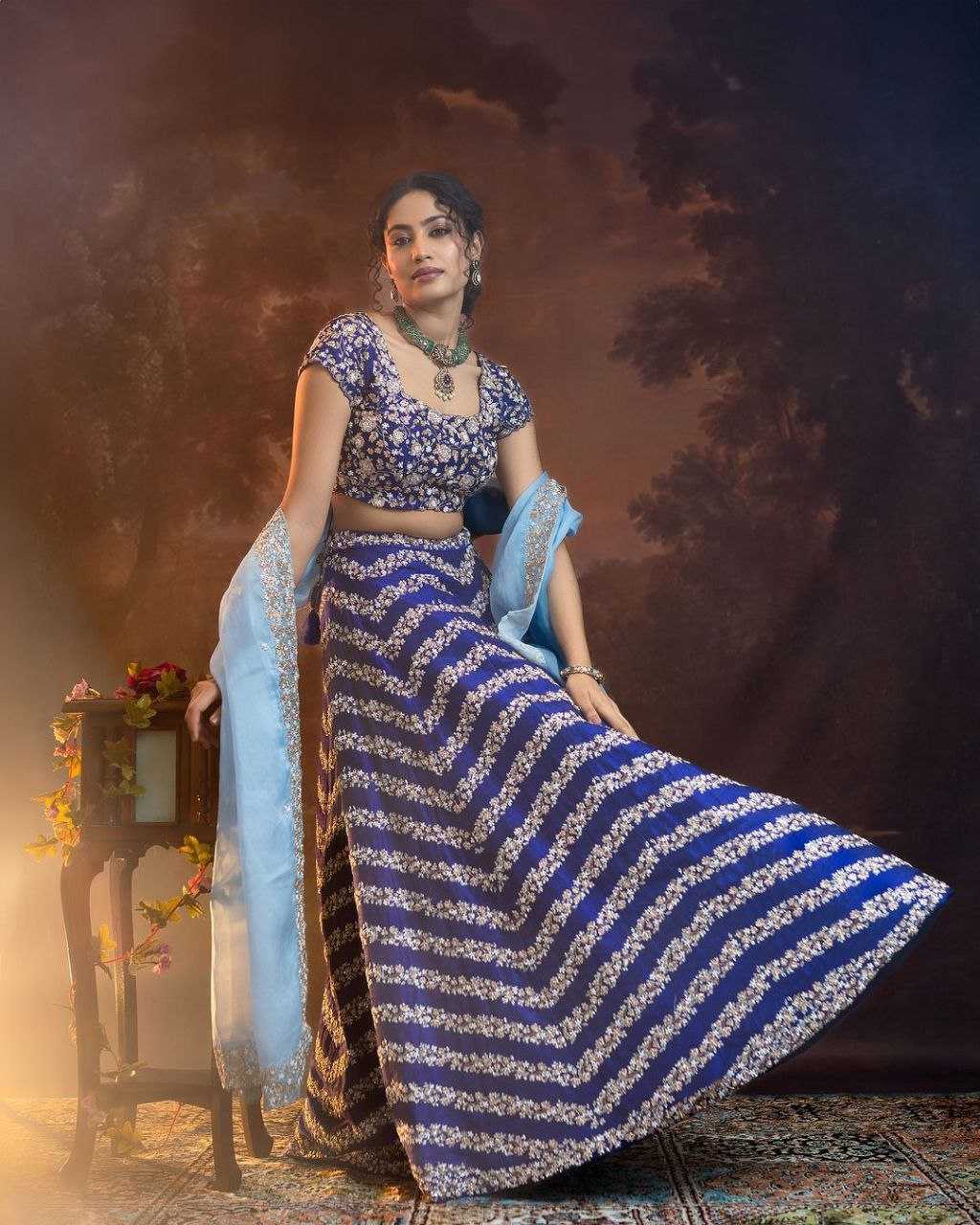 BLUE LEHENGA