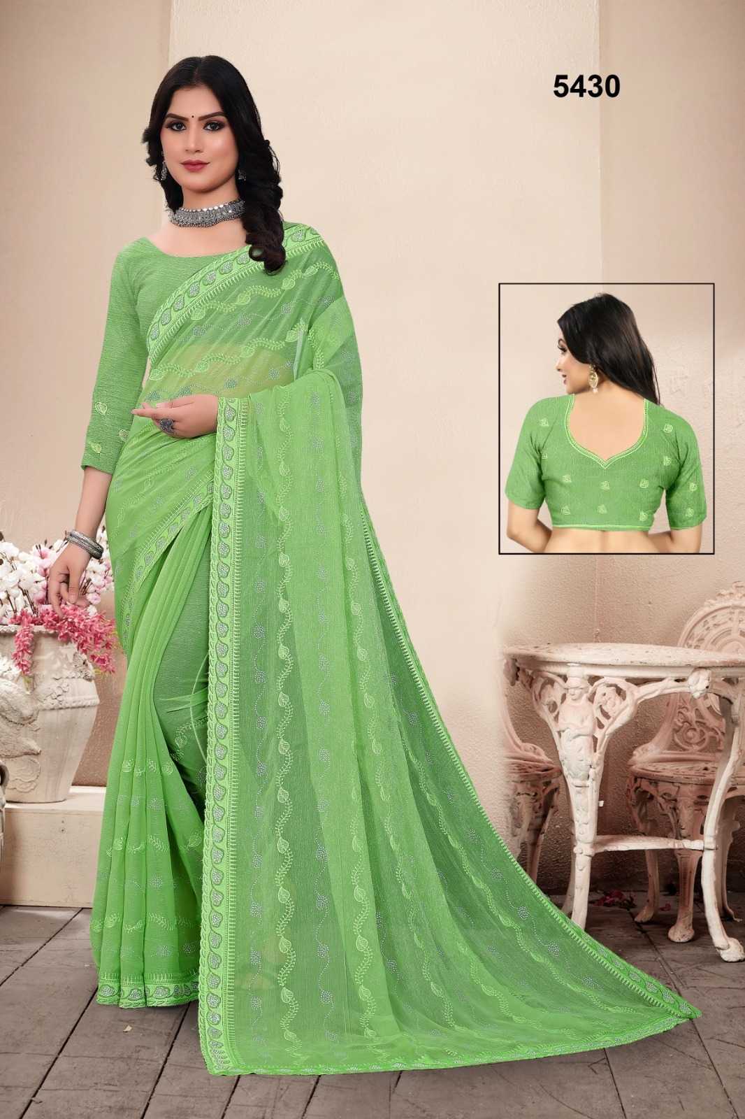 YNF CHIFFON KESH114 5430 SILK SAREES WHOLESALE TRADITIONAL LADIES CHIFFON SAREES MANUFACTURER - Deevit International