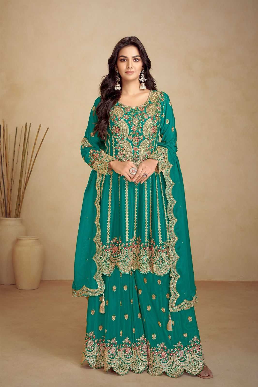 YNF CHINON GULKAYRA KESH233 JALWA CLOTHING BRANDS WHOLESALE SUITS MANUFACTURER - Deevit International