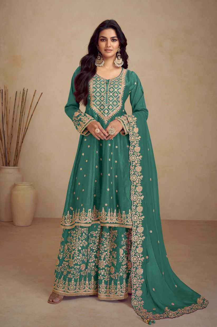 YNF CHINON GULKAYRA KESH233 RIHAANA CLOTHING BRANDS WHOLESALE GOWN MANUFACTURER - Deevit International