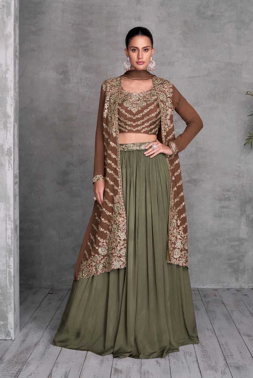 YNF CHINON GULKAYRA RIN195 KHUSi CLOTHING BRANDS WHOLESALE LEHENGAS MANUFACTURER - Deevit International