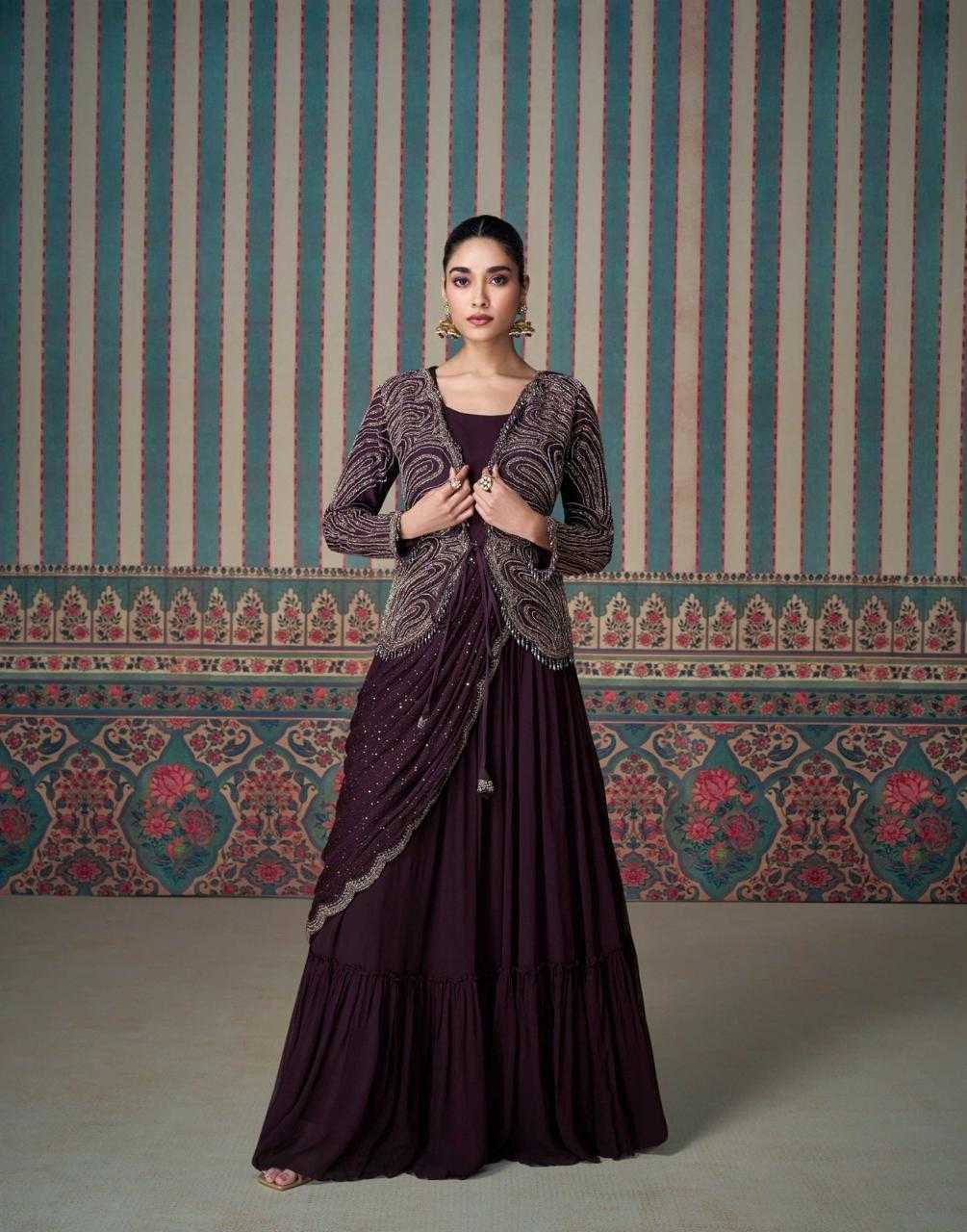 YNF CHINON SAYURI KESH233 ETHNIC CLOTHING BRANDS WHOLESALE SUIT MANUFACTURER - Deevit International