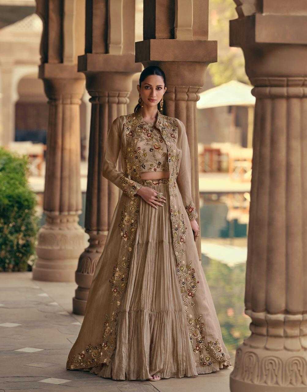 YNF CHINON SILK SAYURI KESH233 MAHOTSAV NX CLOTHING BRANDS WHOLESALE LEHENGA MANUFACTURER - Deevit International