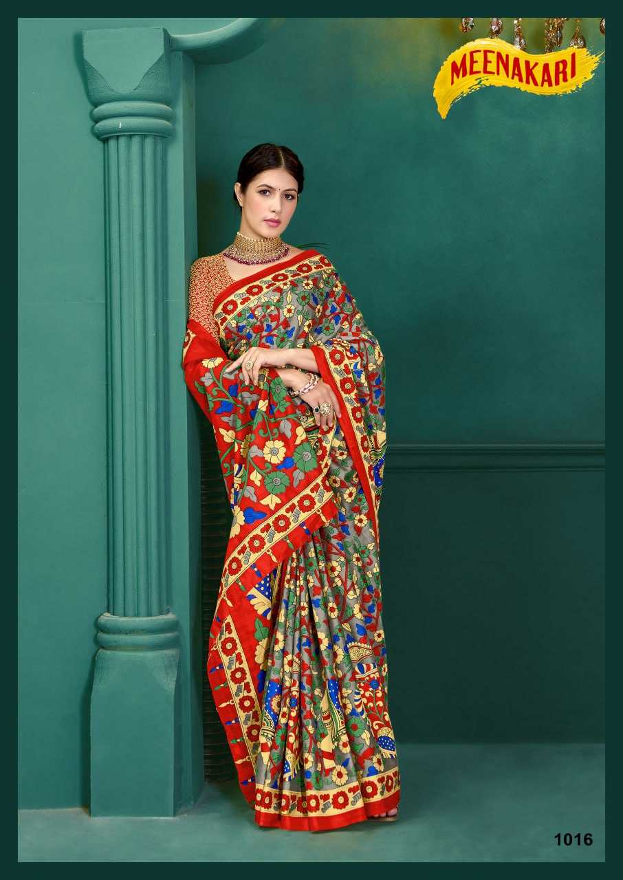 YNF COTTON KESH244  Vol.1 SAREES WHOLESALE COTTON KALAMKARI PRINTED SAREES MANUFACTURER - Deevit International