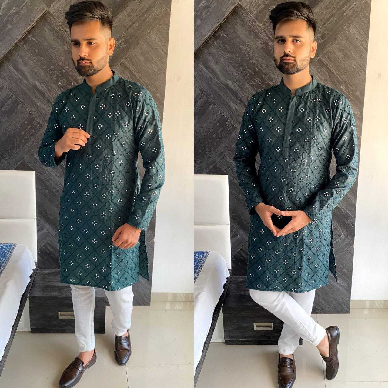 YNF COTTON KESH246 Mirror kurta MENS WEAR WHOLESALE MENS KURTAS MEN COTTON KURTA MEN KURTA PAJAMA EMANUFACTURER - Deevit International