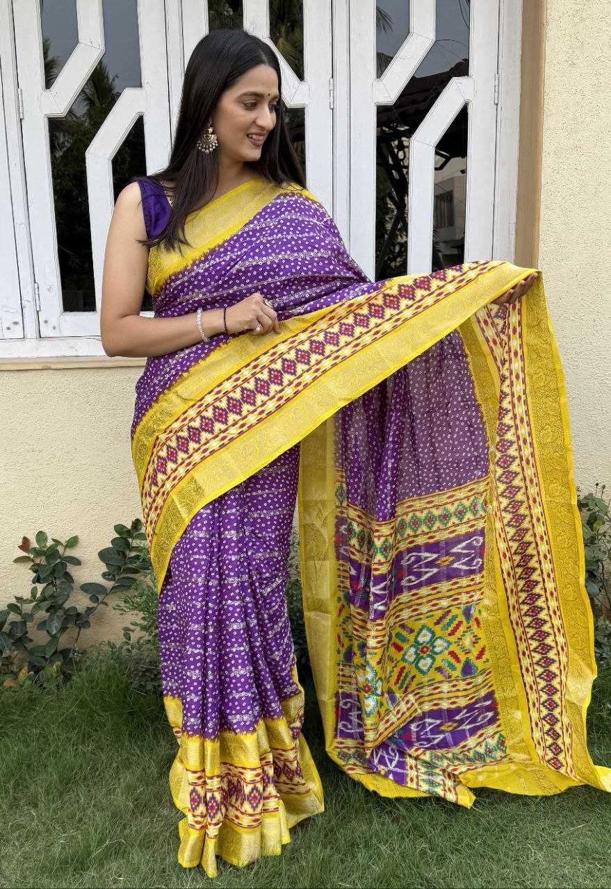 YNF COTTON SILK KESH117 RWC54 SILK SAREES WHOLESALE COTTON SILK UNIFORM BANDHANI SAREES MANUFACTURER - Deevit International