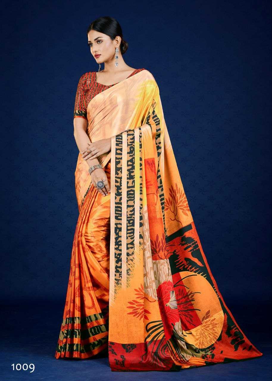 YNF CREPE JIVORA RIN195 Roma CLOTHING BRANDS WHOLESALE SAREES MANUFACTURER - Deevit International