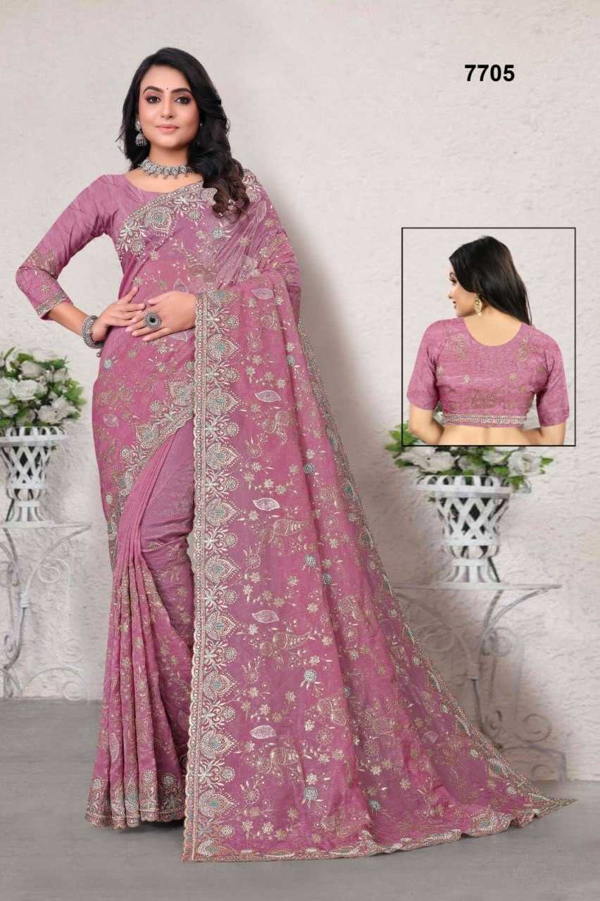 YNF CRUNCHI KESH114 7705 SAREES WHOLESALE TRADITIONAL LADIES INDIAN SAREES MANUFACTURER - Deevit International