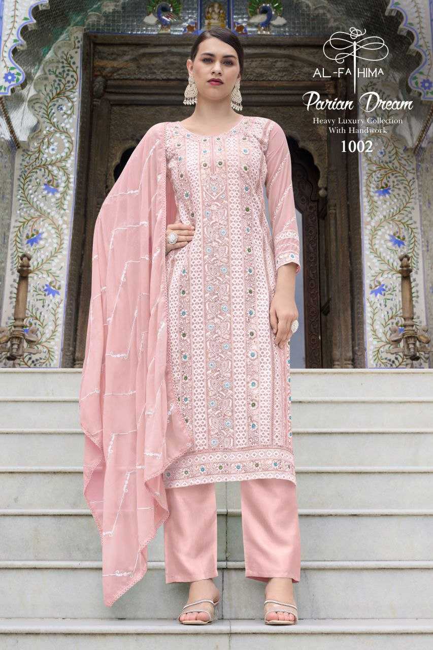 YNF FAUX GEOREGTTE AL-FATHIMA KESH246 PARIAN DREAM CLOTHING BRANDS WHOLESALE SUIT MANUFACTURER - Deevit International