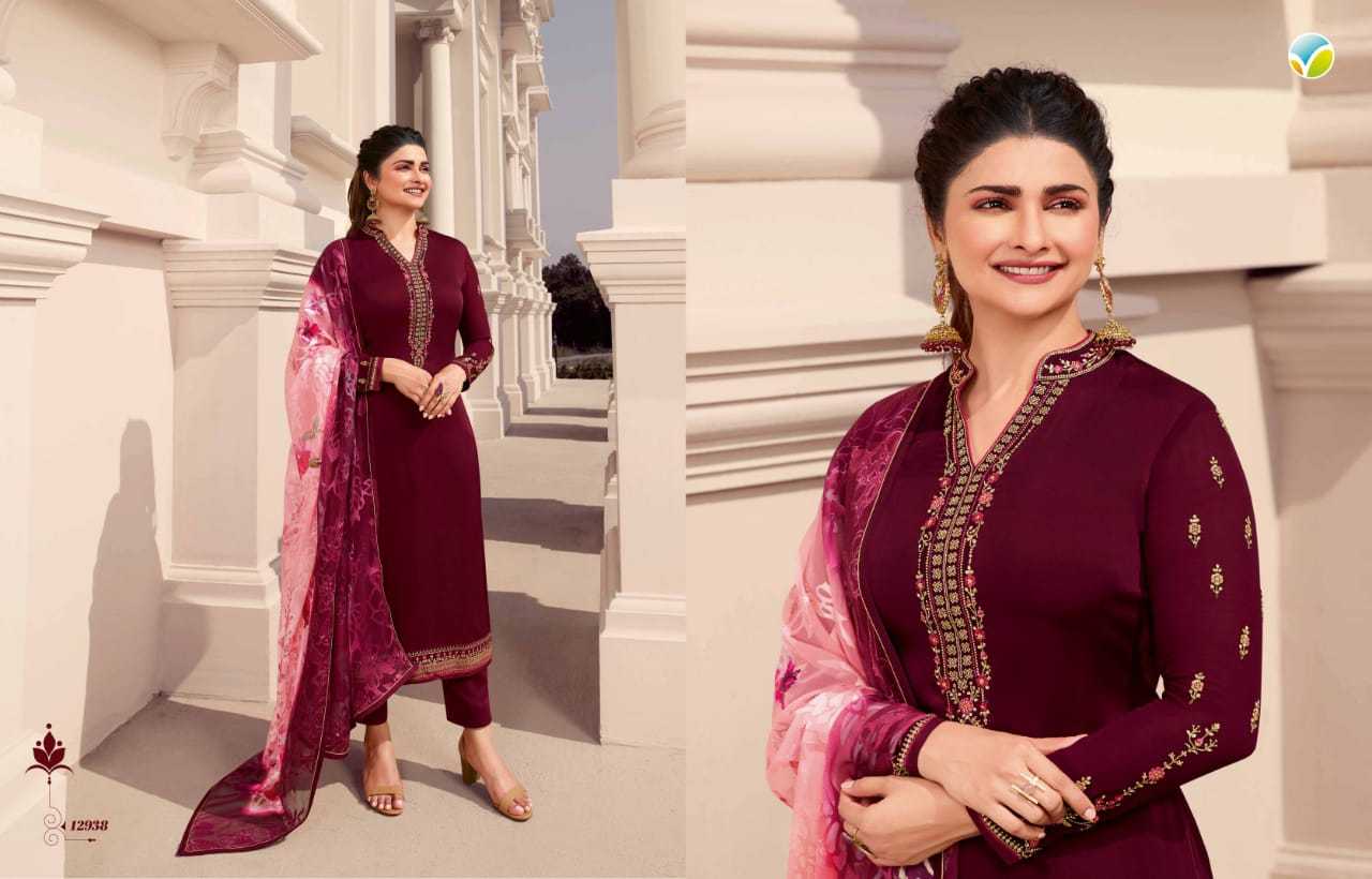 YNF GEORGETTE RIN131 12938 SUITS & DRESSES WHOLESALE WEDDING EMBROIDERY GEORGETTE SUITS MANUFACTURE - Deevit International