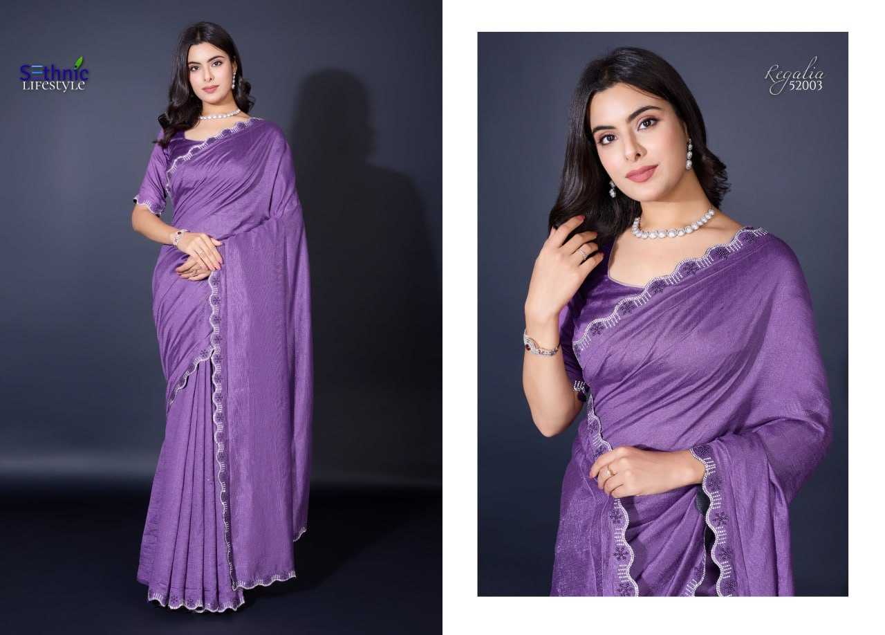 YNF KHADI SETHNIC LIFESTYLE KESH113 Regalia CLOTHING BRANDS WHOLESALE SAREES MANUFACTURER - Deevit International