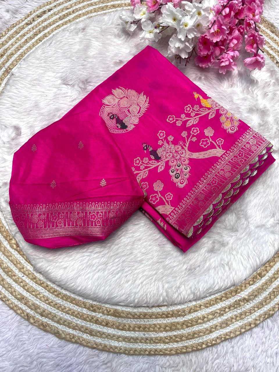 YNF KHADI SILK RIN143 487 SILK SAREES WHOLESALE KHADI SILK ZARI BORDER SILK SAREE FOR WEDDING SAREES MANUFACTURER - Deevit International