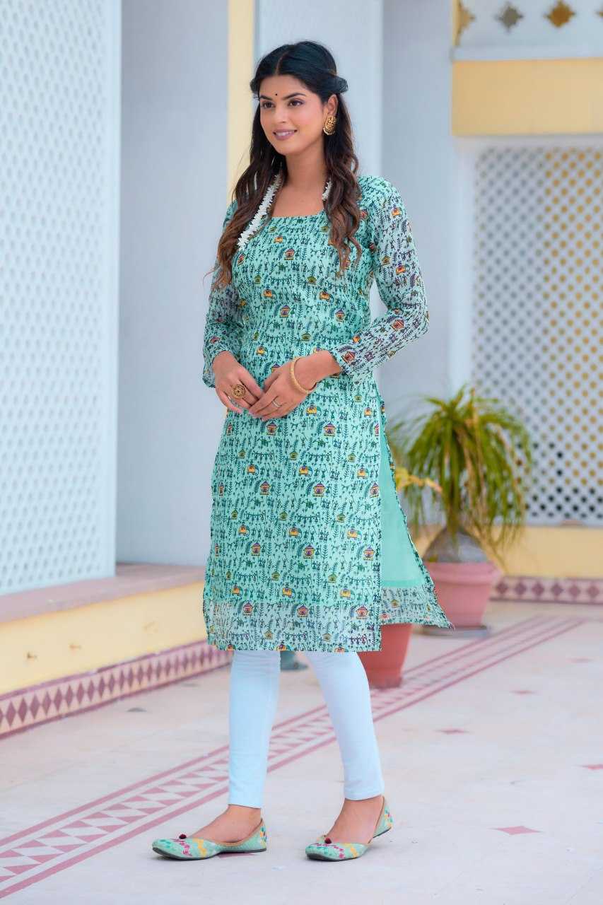 YNF KOTA CHEX KESH243 1036 KURTIS WHOLESALE PRINTED FULL SLEEVE LADIES KURTIS MANUFACTURER - Deevit International