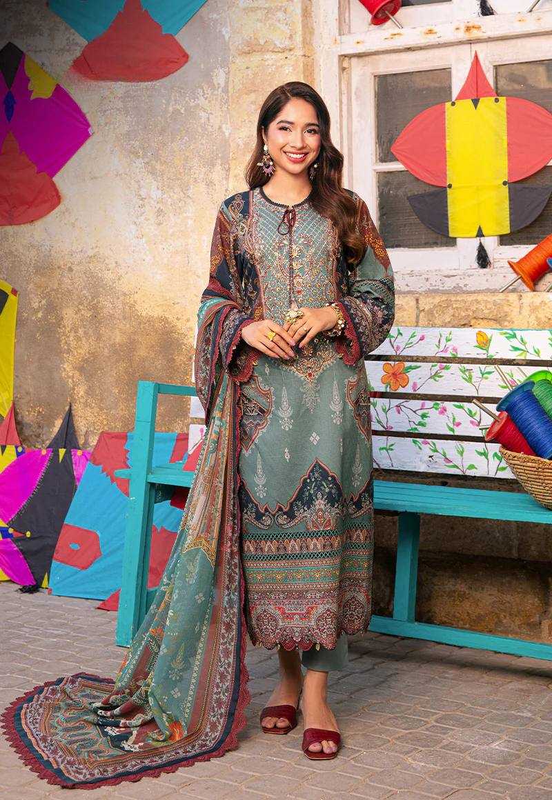 YNF MUSLIN KESH227 1024 SUITS & DRESSES WHOLESALE PAKISTANI EMBROIDERY PRINTED EID COLLECTIONS SUITS MANUFACTURE - Deevit International