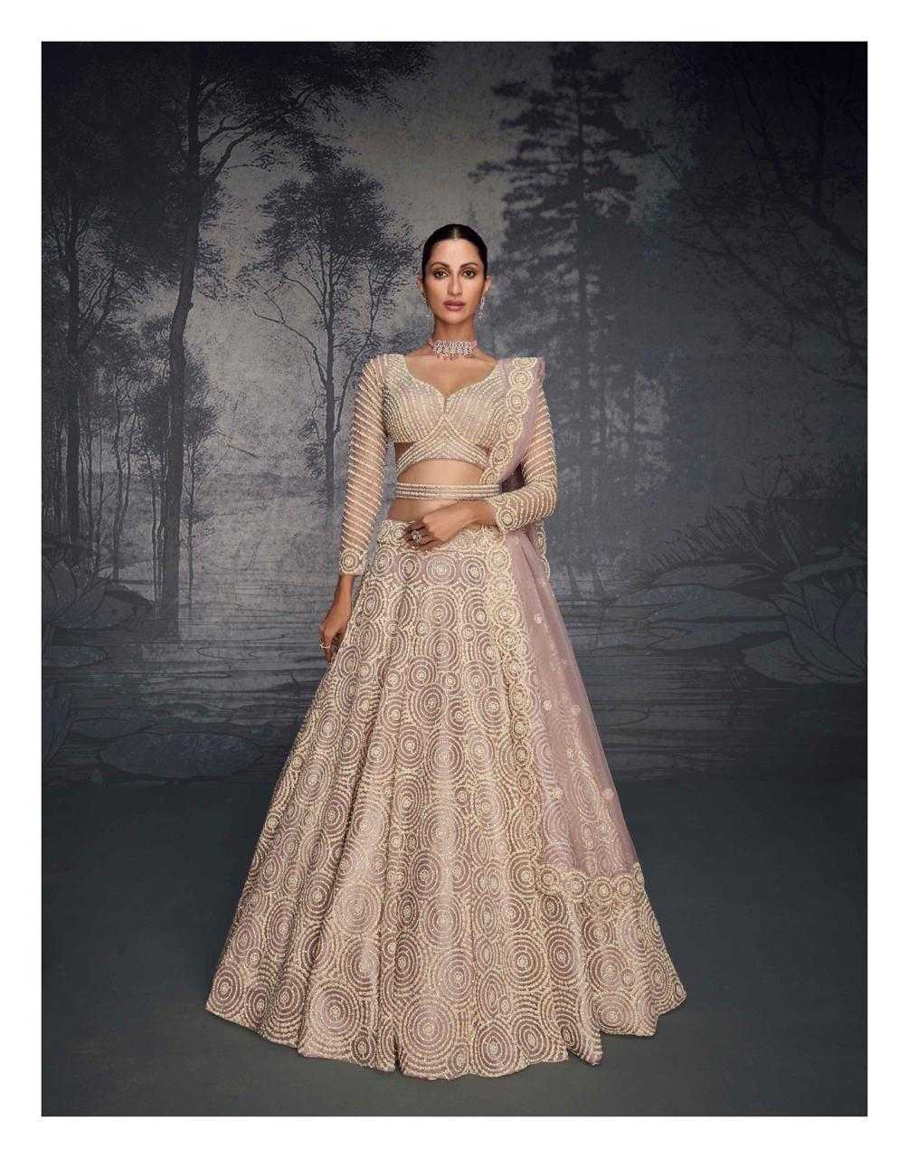 YNF NET SAYURI KESH233 PRESENT 5591 CLOTHING BRANDS WHOLESALE LEHENGA MANUFACTURER - Deevit International