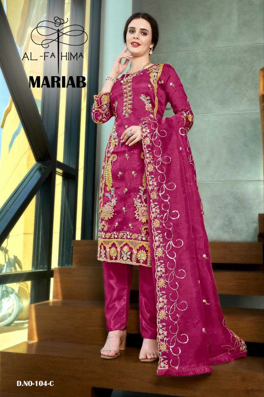 YNF ORGANZA AL-FATHIMA KESH246 MARIAB CLOTHING BRANDS WHOLESALE SUIT MANUFACTURER - Deevit International