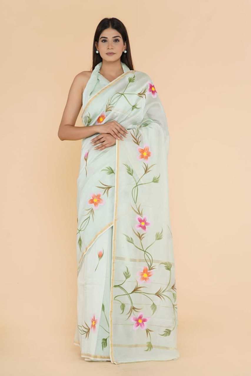 YNF ORGANZA RIN145 ARPITA SAREES WHOLESALE ORGANZA LADIES PRINTED SAREES MANUFACTURER - Deevit International