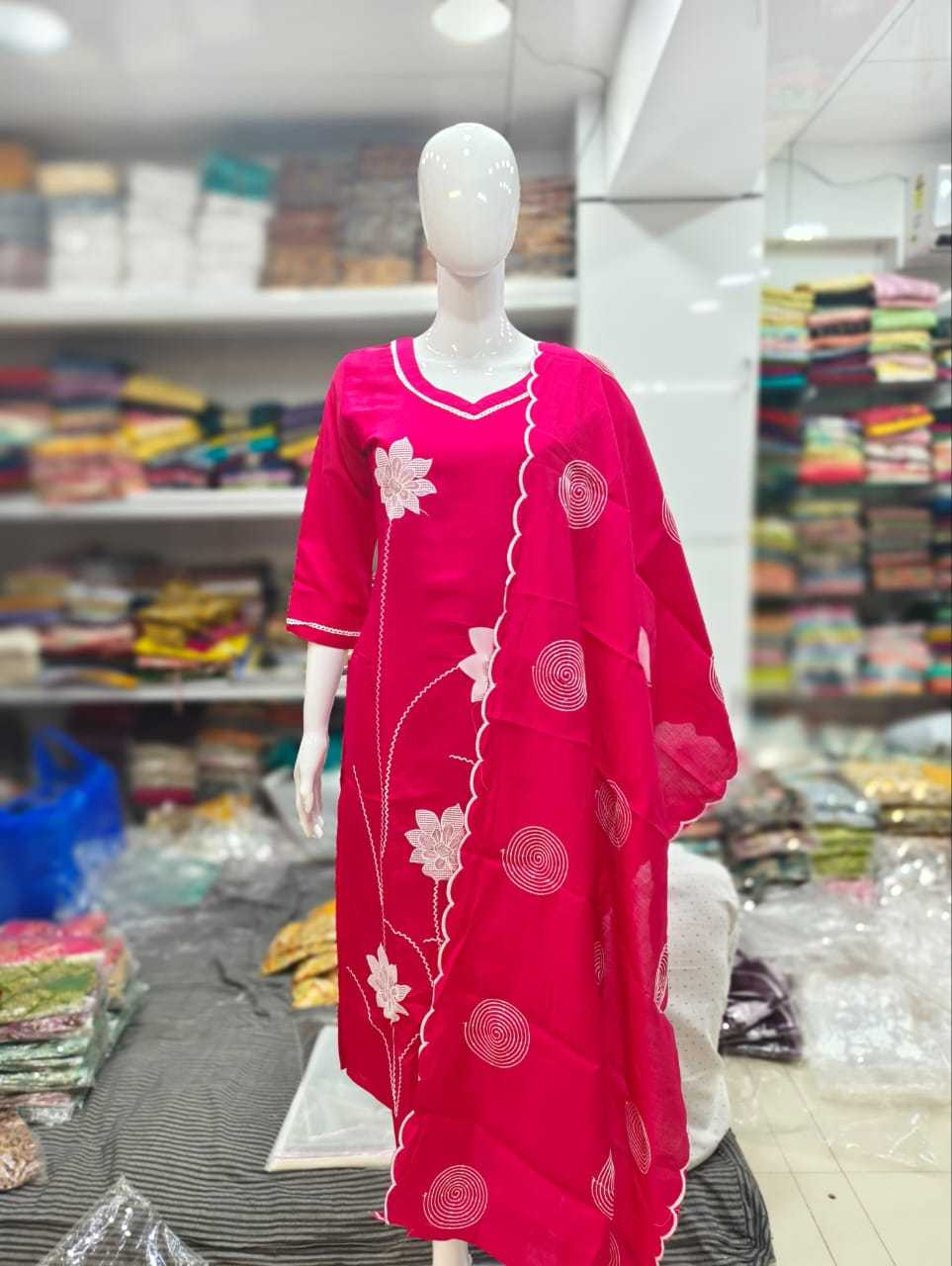 YNF ROMAN SILK KESH257 TAC08 SUITS & DRESSES WHOLESALE DESIGNER WEDDING LADIES LONG SILK SUITS MANUFACTURE - Deevit International