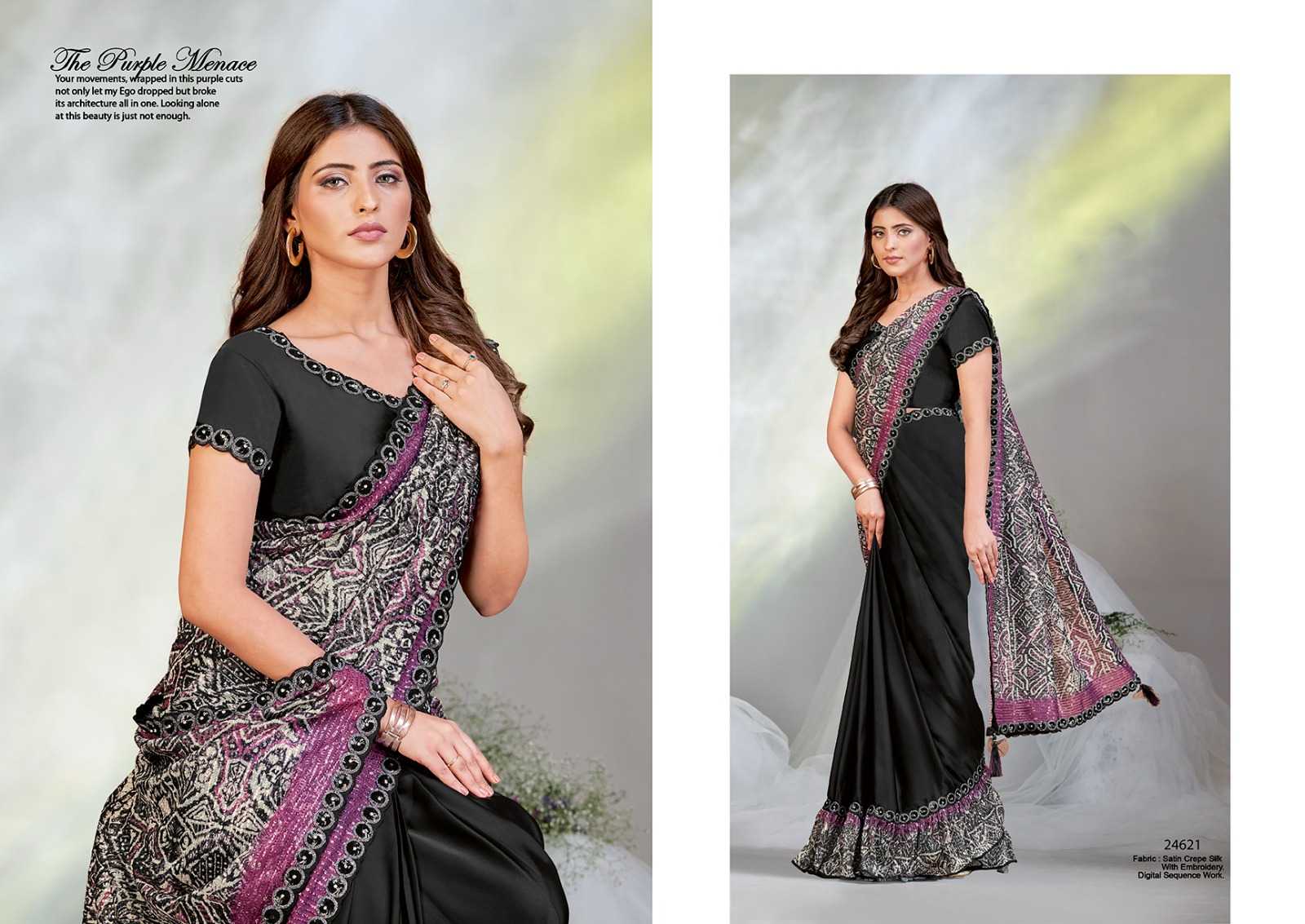 YNF SATIN SILK MAHOTSAV KESH236 MOHMANTHAN 24621 CLOTHING BRANDS WHOLESALE SAREES MANUFACTURER - Deevit International