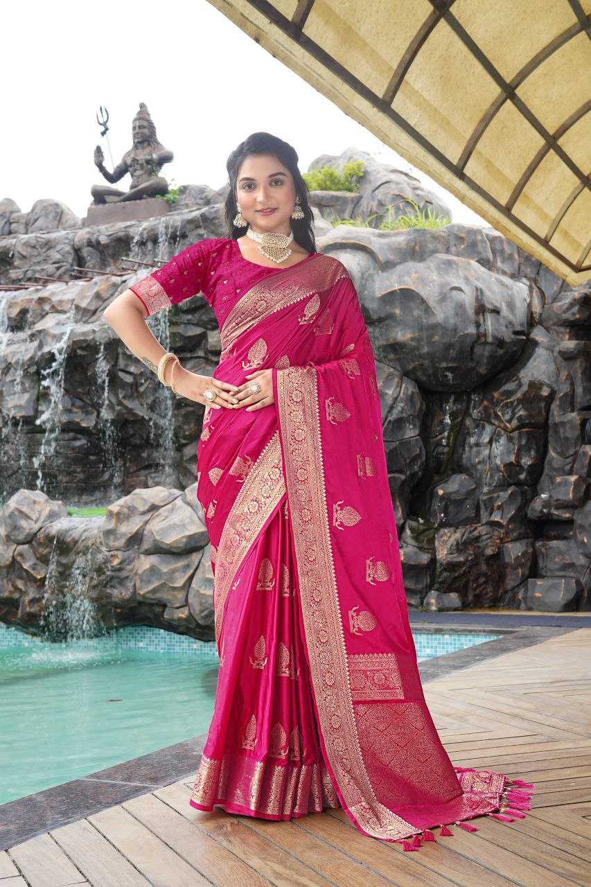 YNF SATIN SILK RIN195 Sartin SAREES WHOLESALE ZARI BORDER SILK SATIN SAREES MANUFACTURER - Deevit International