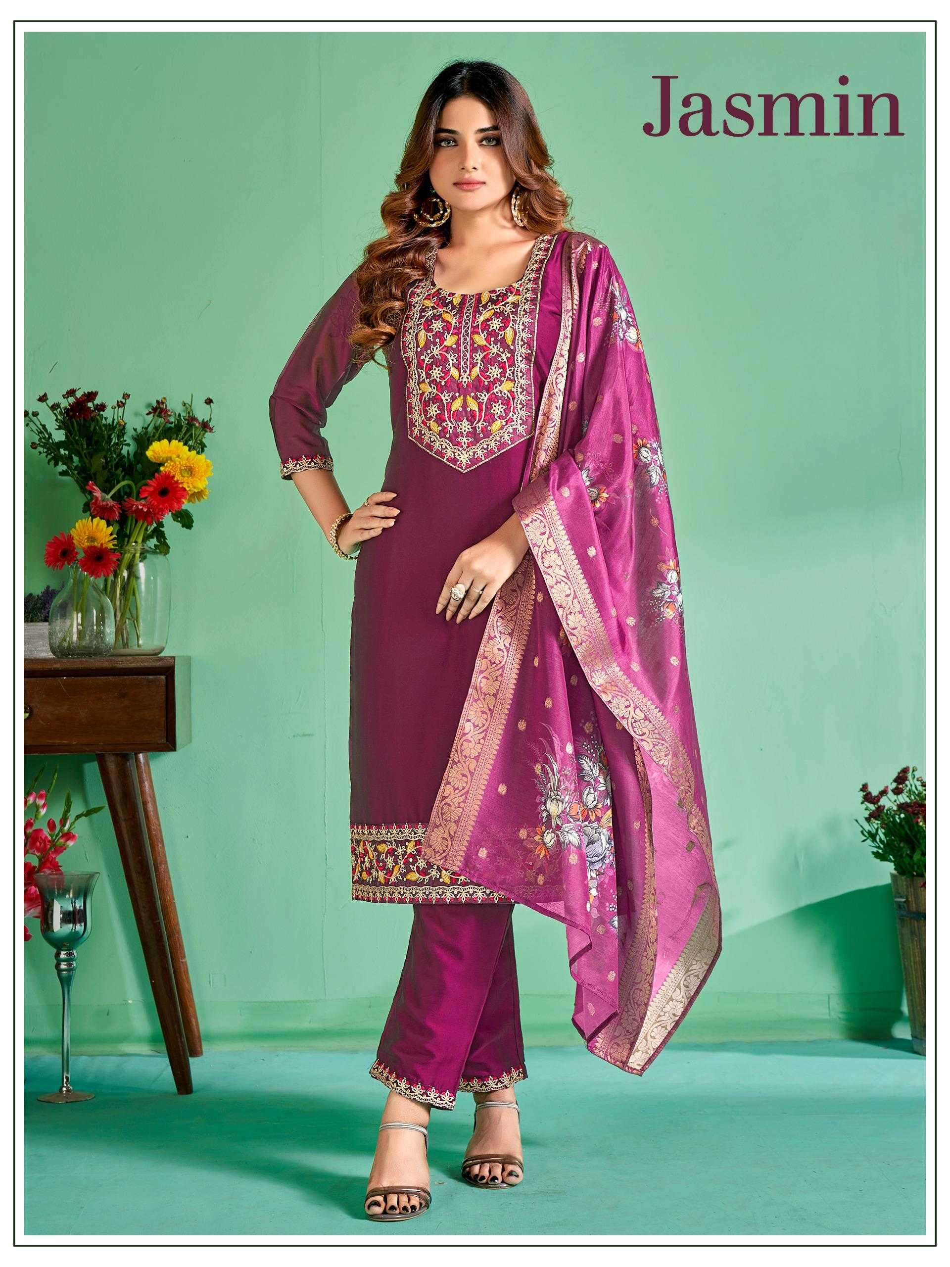 YNF SILK JASMIN KESH234 DSF05 CLOTHING BRANDS WHOLESALE SUIT MANUFACTURER - Deevit International