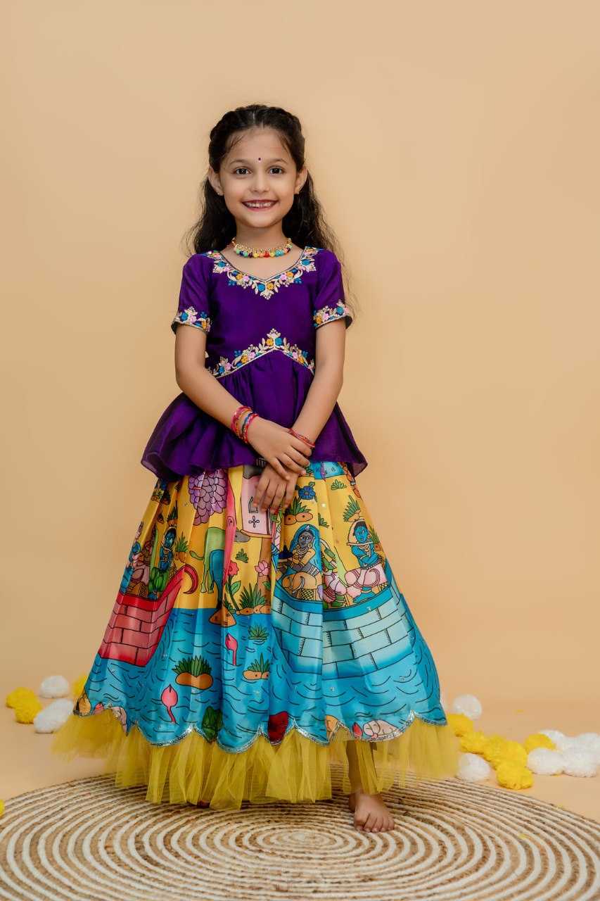 YNF SOFT CHINON KESH109 RRKT91 KIDS WEAR WHOLESALE KIDS GOWNS MANUFACTURER - Deevit International