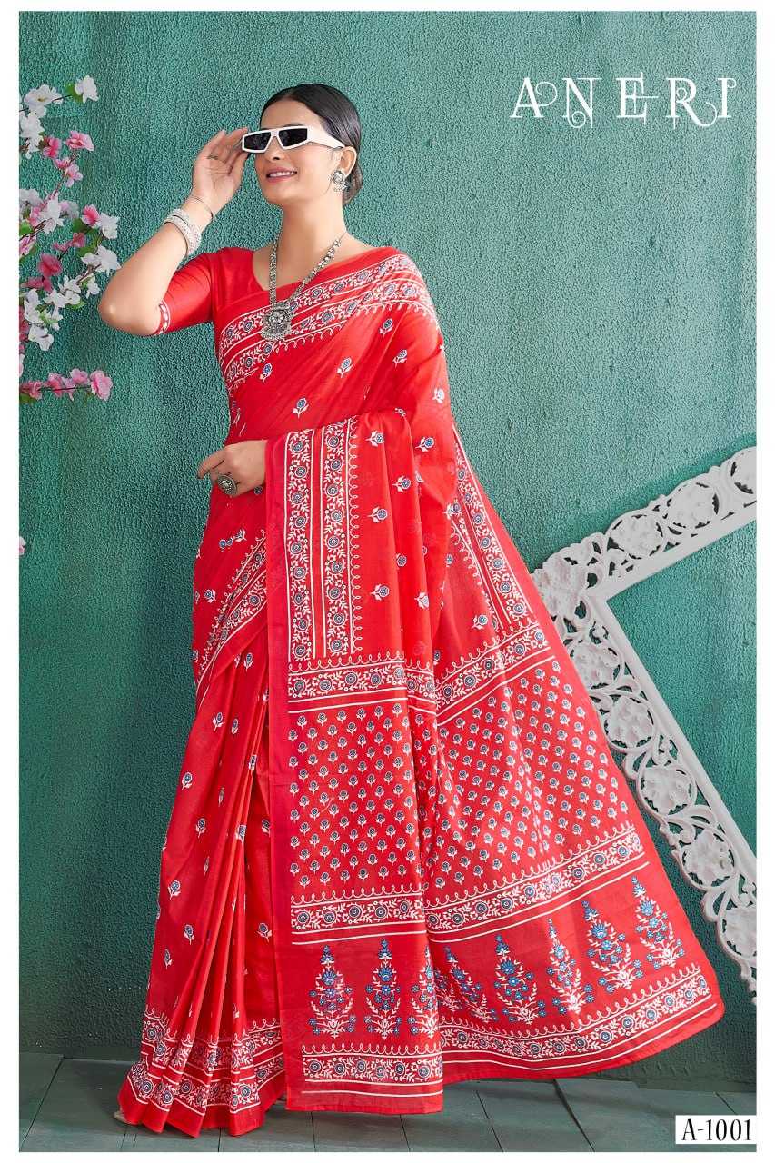 YNF SOFT COTTON ANERI KESH244  A N E R I CLOTHING BRANDS WHOLESALE SAREES MANUFACTURER - Deevit International