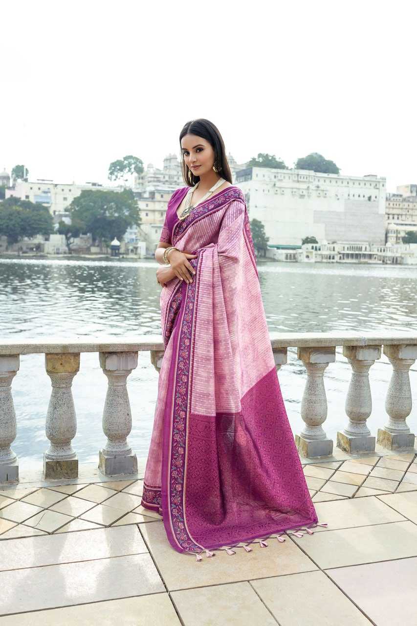 YNF SOFT SILK KESH171 BHAVNA FLOWER SAREES WHOLESALE TRADITIONAL SOFT SILK EMBROIDERY PRINTED SAREES MANUFACTURER - Deevit International